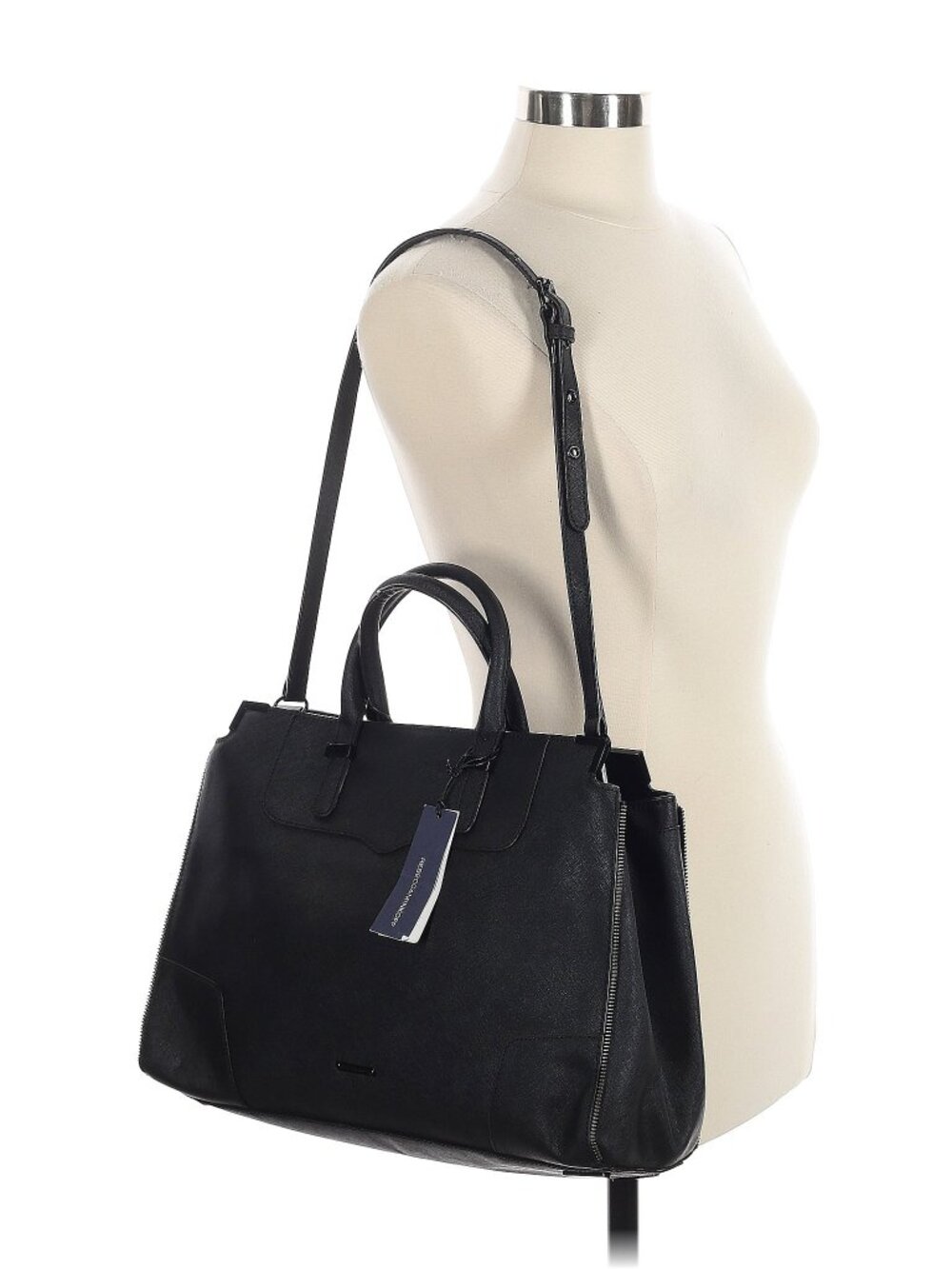 Rebecca Minkoff Black Large Leather tote Satchel purse